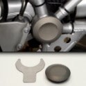  BMW R1200GS R1200GSA Machined Aluminum ZPlug: Large Right Rear Frame Junction